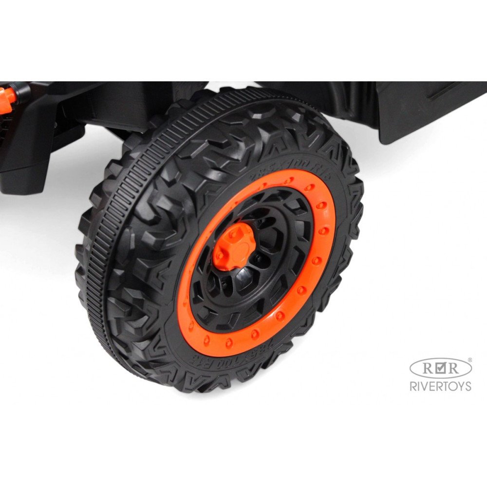 Детский электромобиль М303БХ оранжевый (RiverToys)