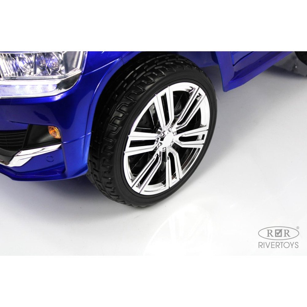 Детский электромобиль Toyota Land Cruiser М555БХ синий глянец