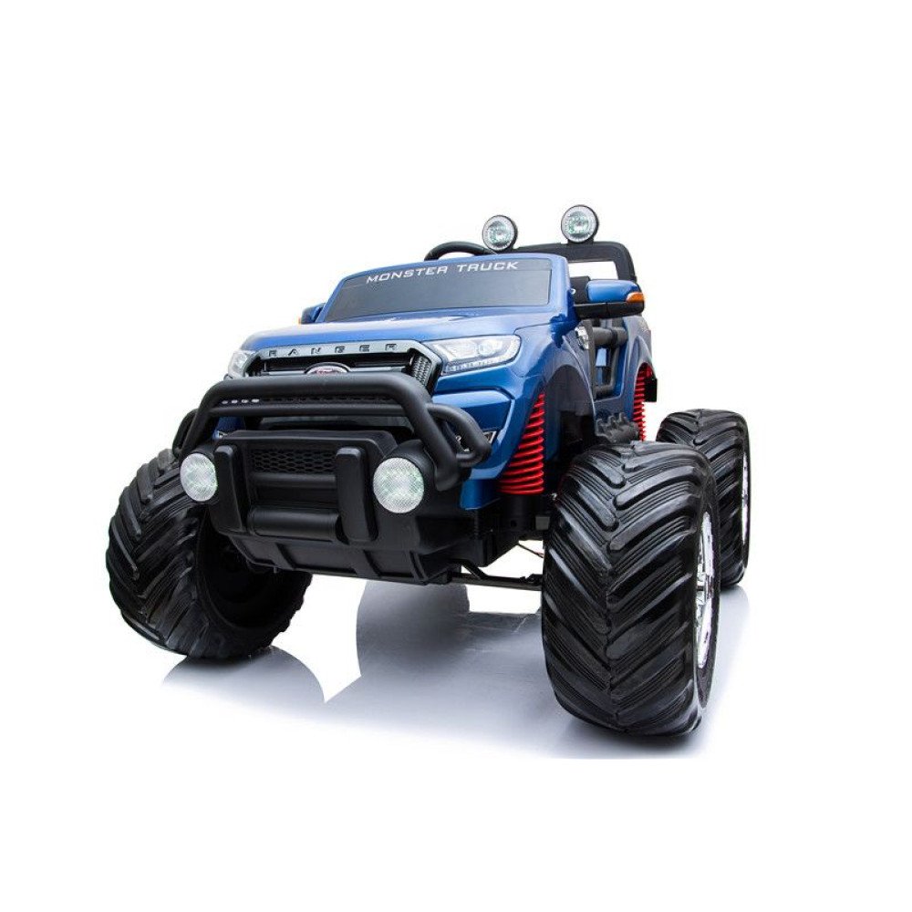 Детский электромобиль Ford Monster Truck(DK-MT550) синий глянец, полноприводный, с пультом
