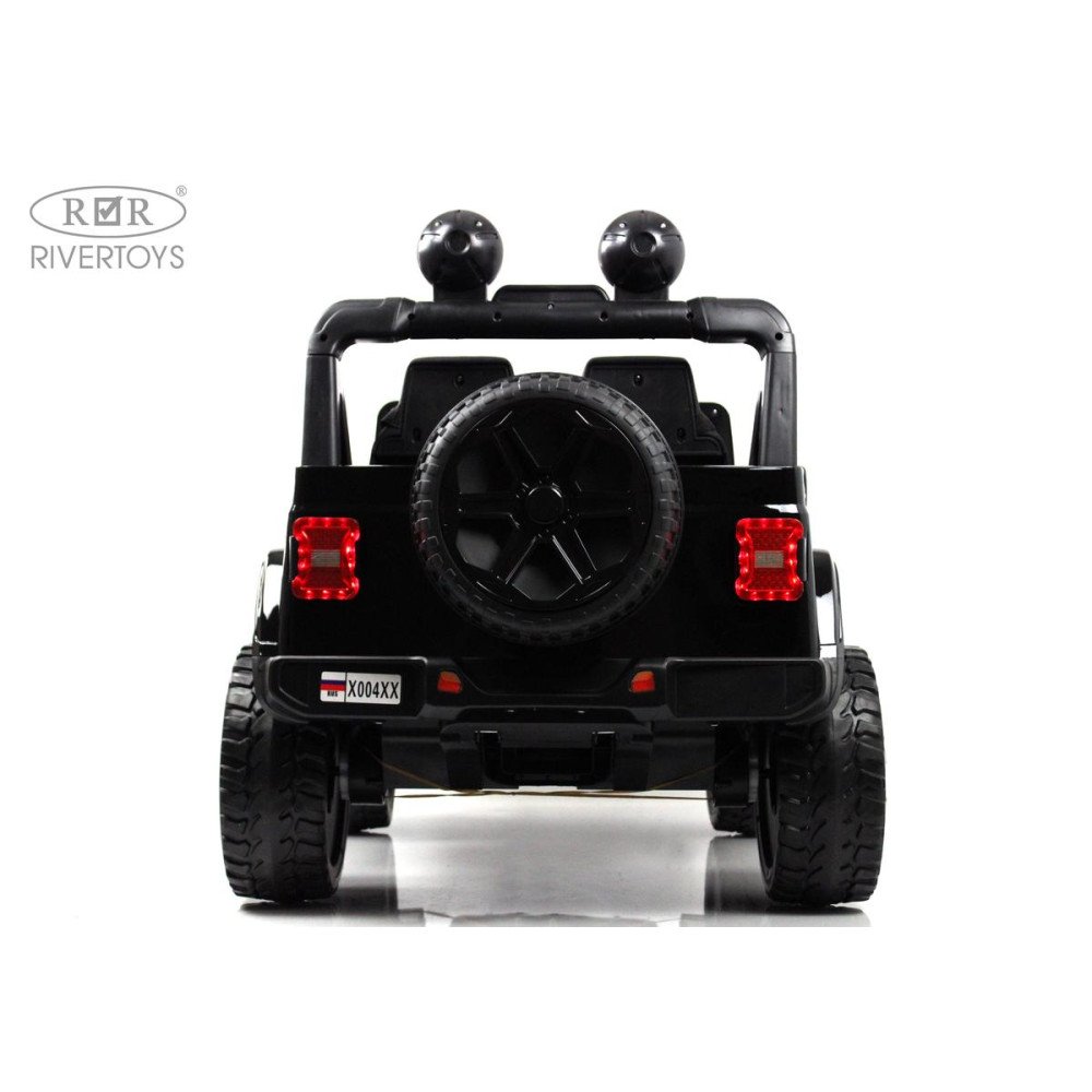 Детская машина Jeep Rubicon X004XX черный глянец