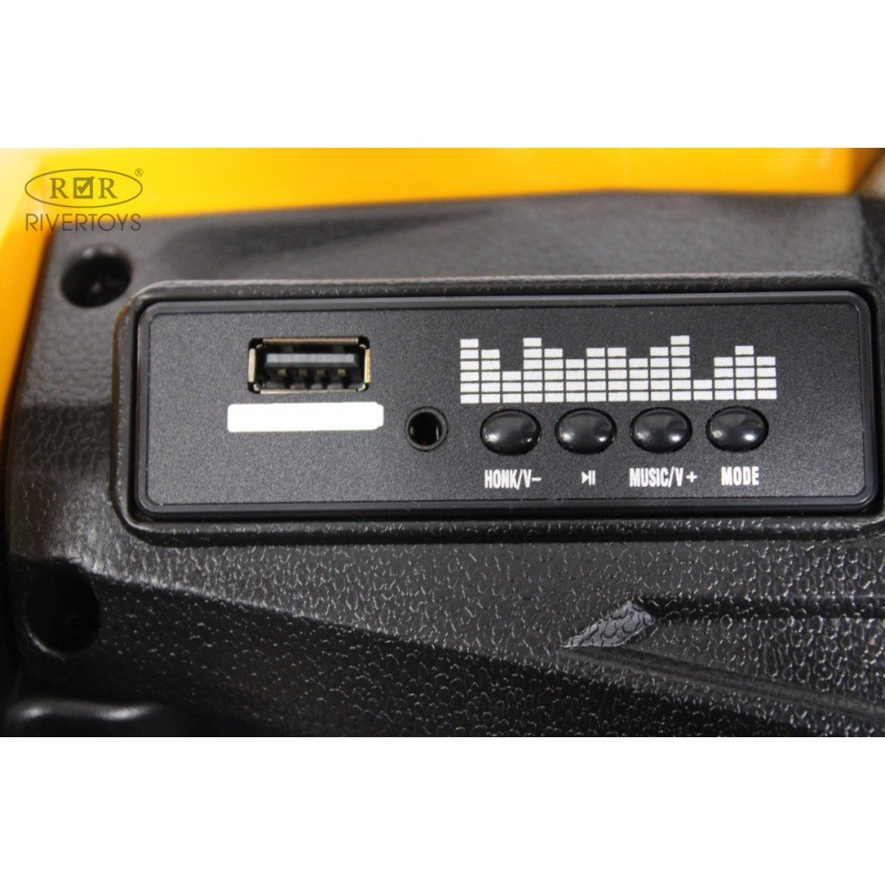 Детский электромобиль багги K707AM желтый