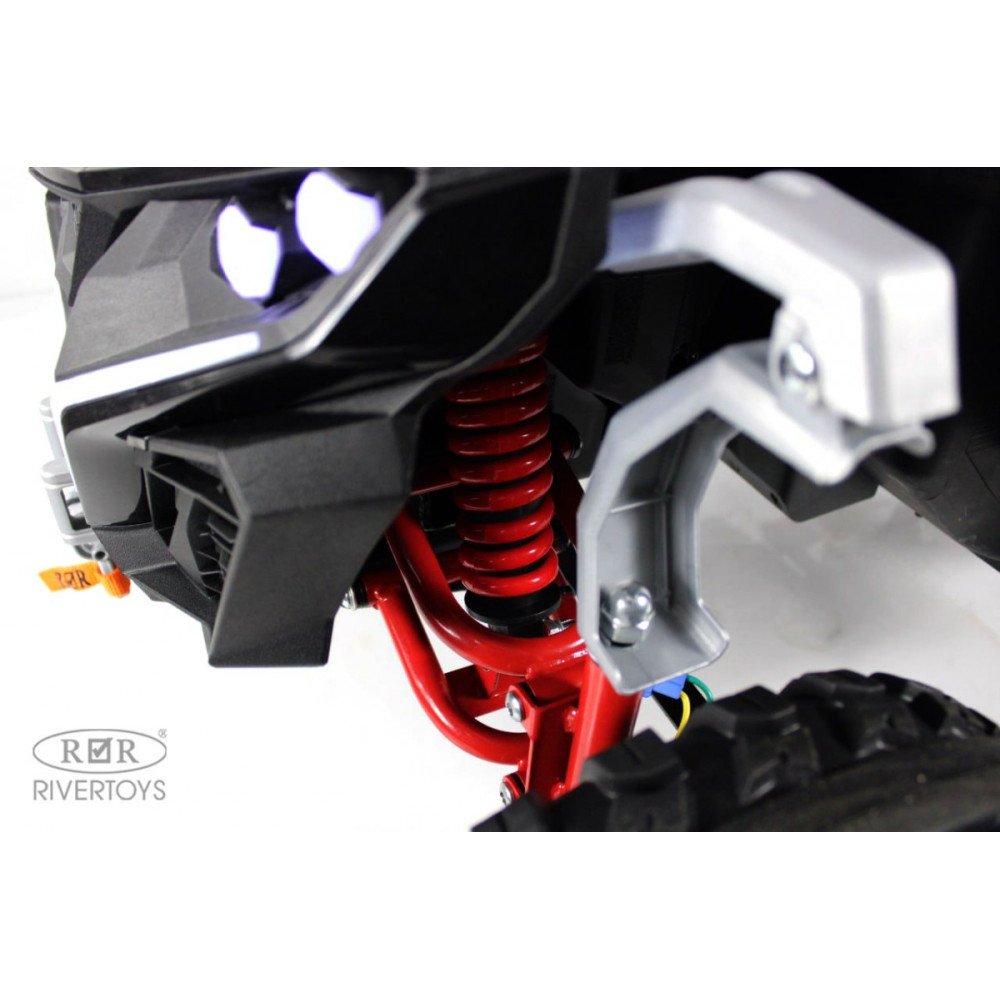 Детский электромобиль Z707ZZ черно-красный