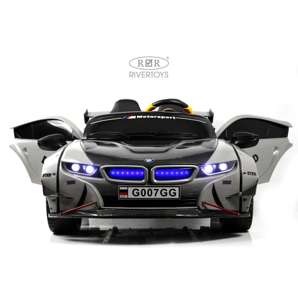 Электромобиль BMW G007GG серый