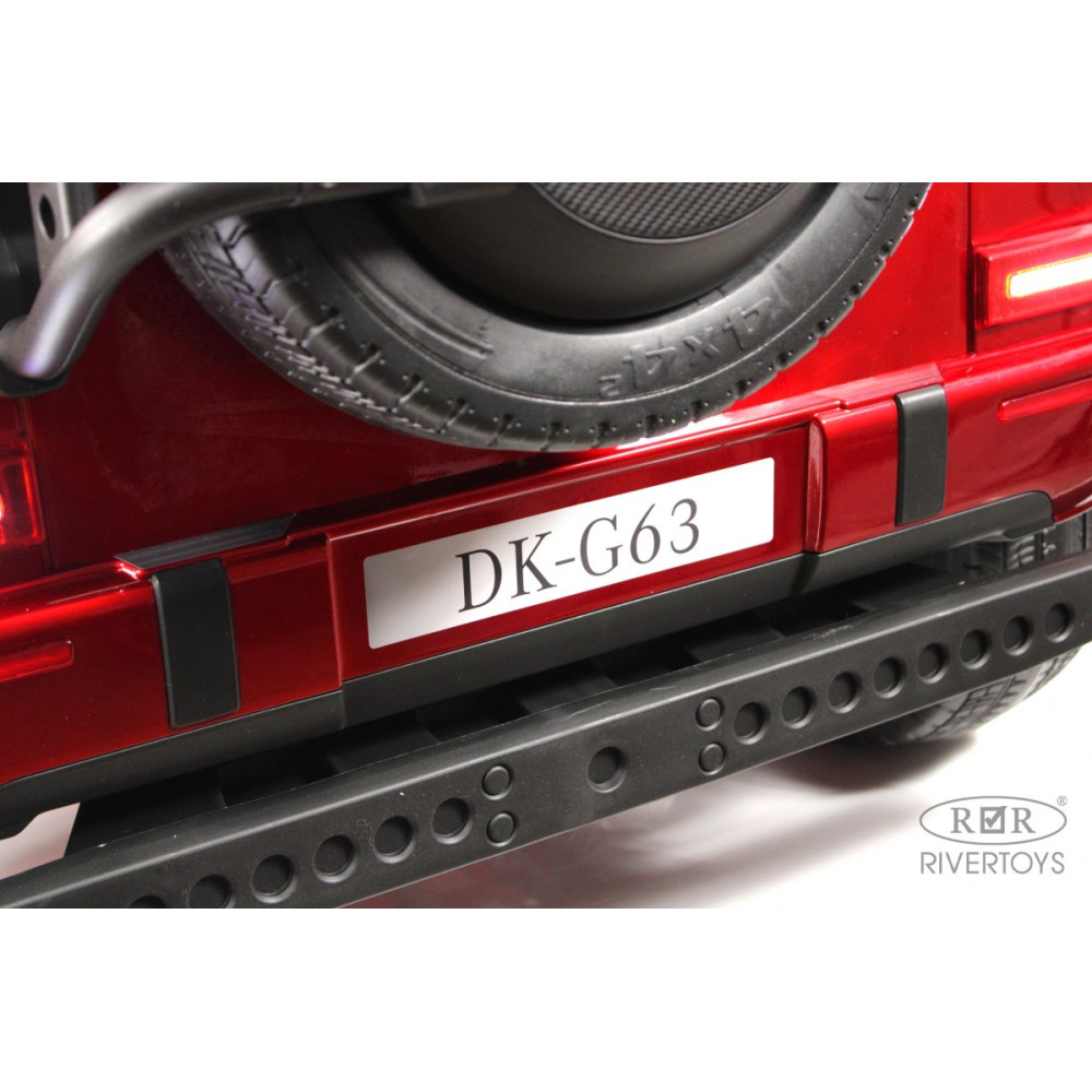 Детская машина Mercedes Benz G63 Y777YY красная, глянец