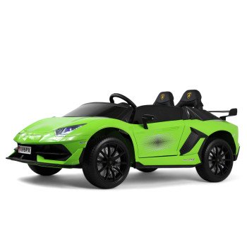 Электромобиль Lamborghini Aventador K999PX зеленый