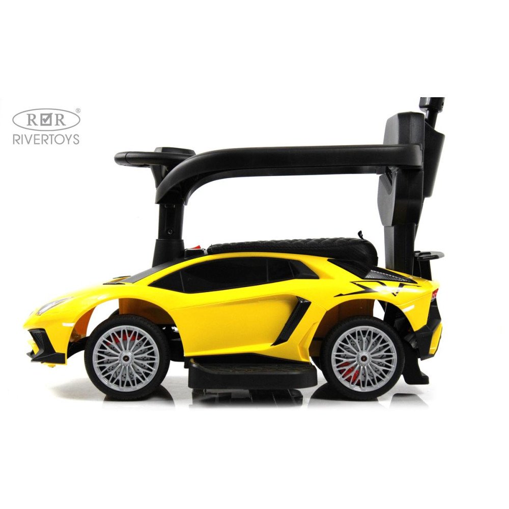 Детский толокар Lamborghini M555MM-H желтый