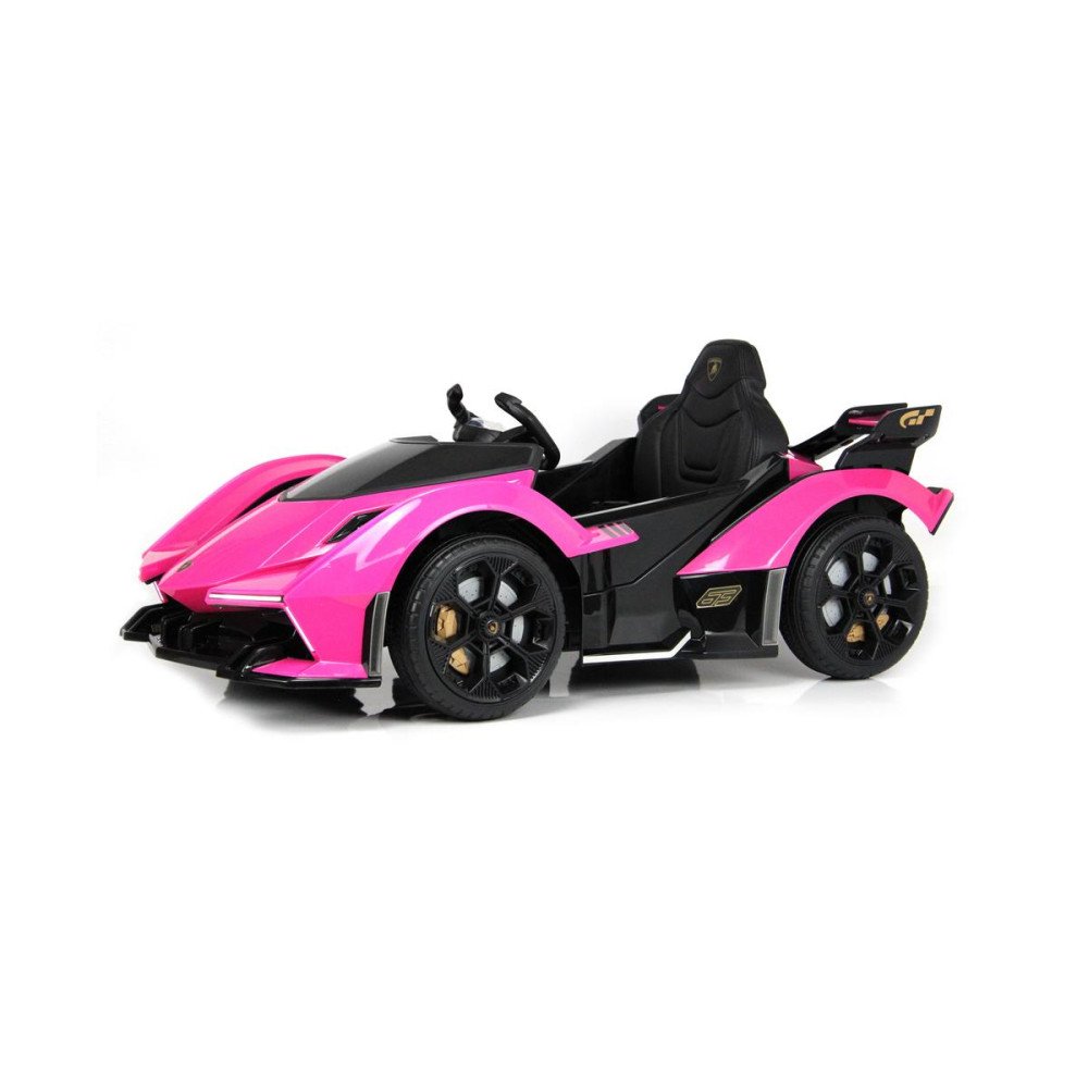 Детская машина Lamborghini GT (HL528) розовый с пультом, на резиновых колесах
