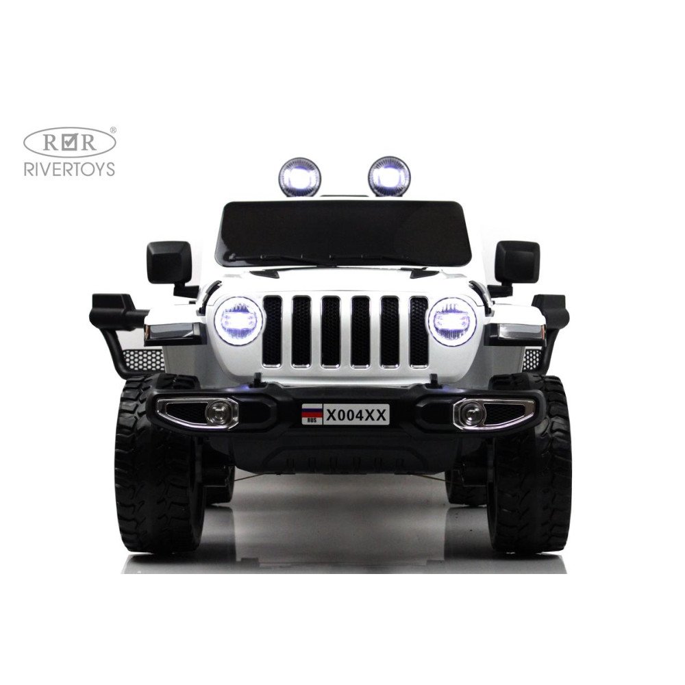 Детский полноприводный джип Jeep Rubicon X004XX белый