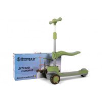 Детский самокат-беговел HB-603 зеленый