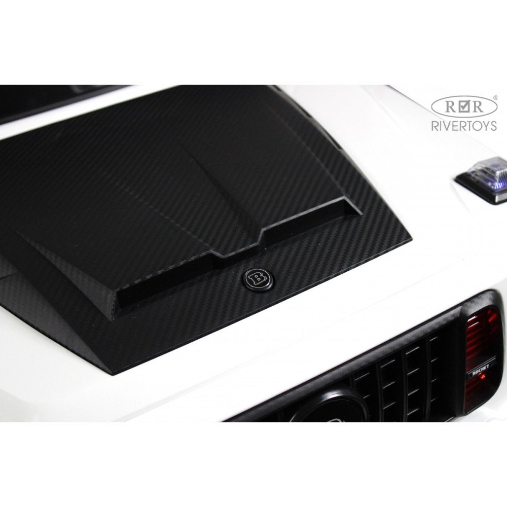 Детский автомобиль Mercedes-Benz Brabus Z888ZZ белый