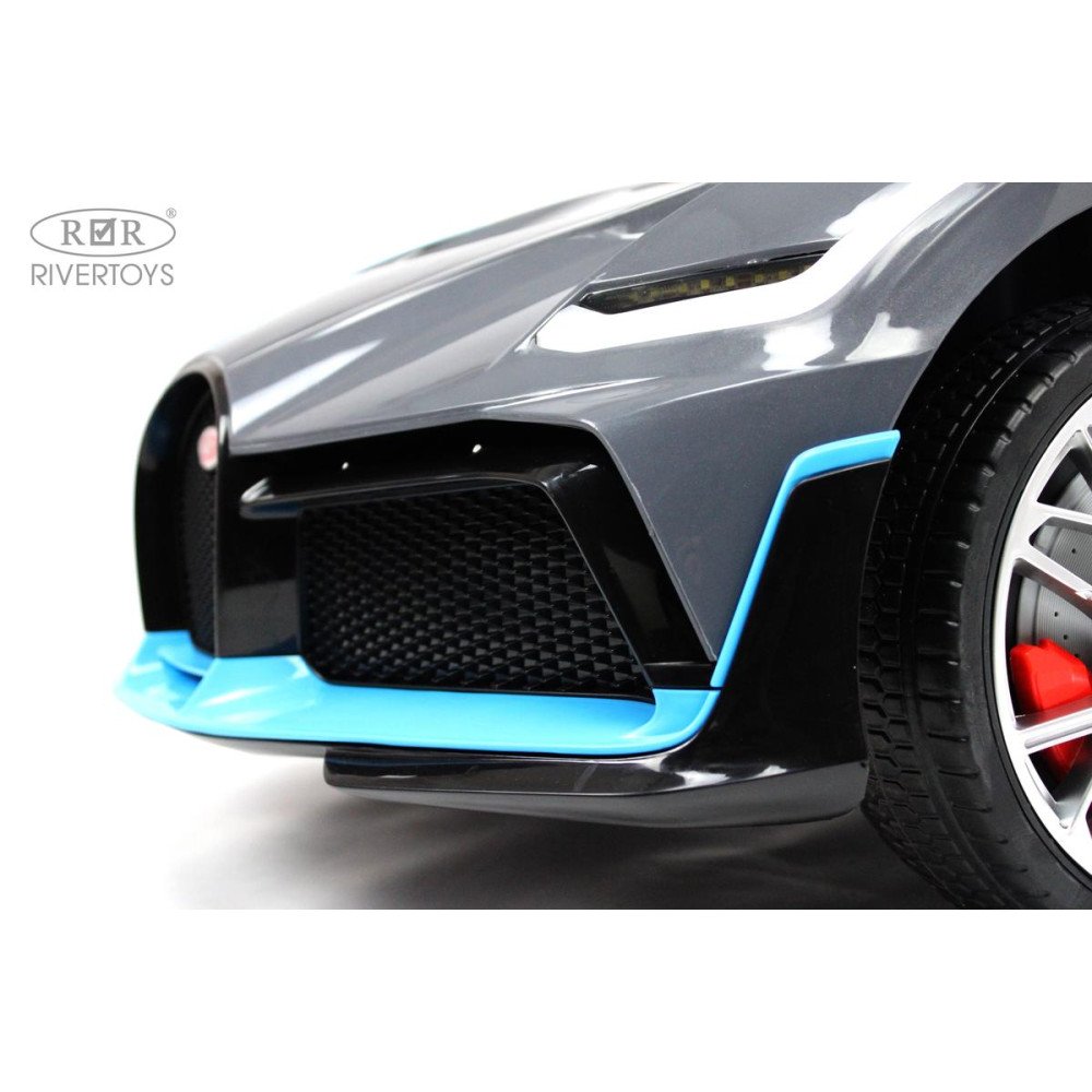 Детская машина Bugatti Divo (HL338) серый, с пультом
