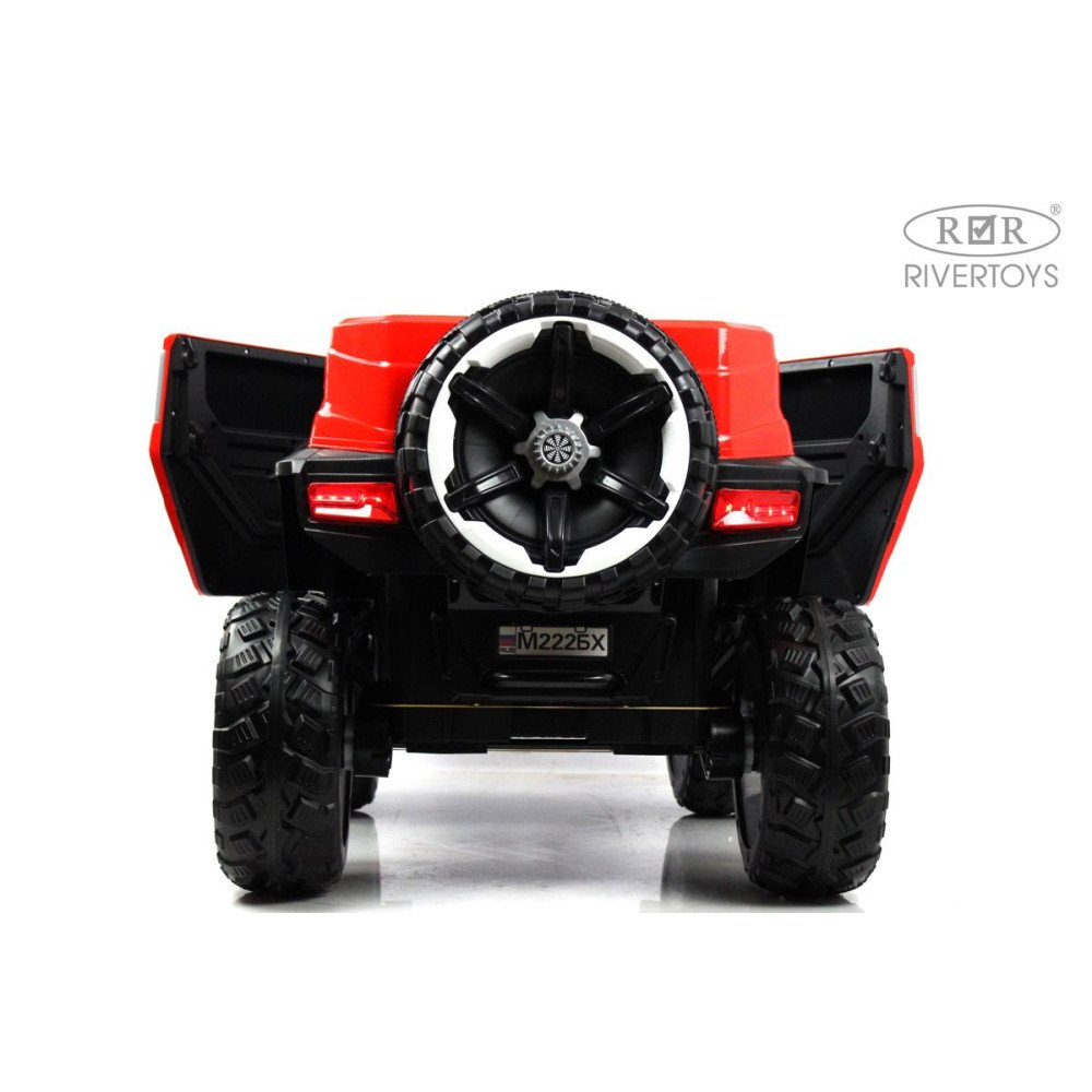Детская машина Jeep М222БХ красная