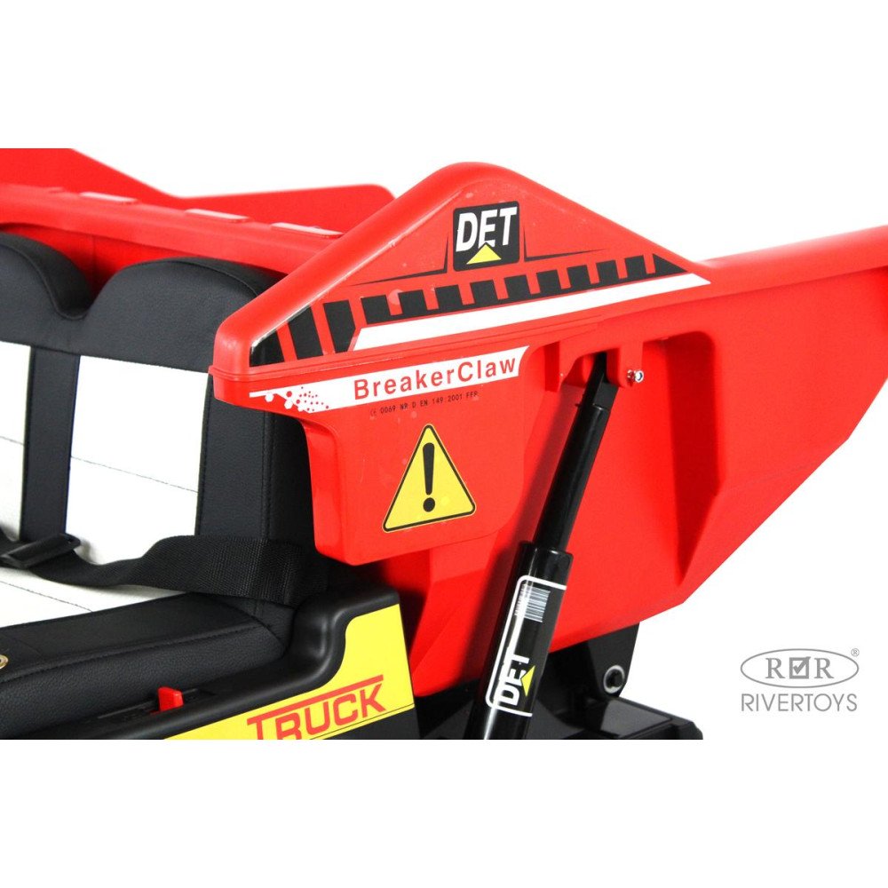 Детский электромобиль самосвал K111AM красный