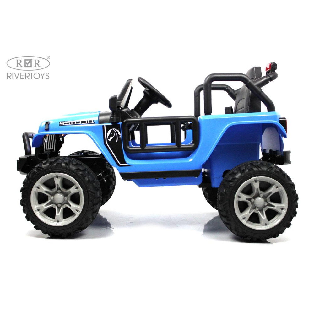 Детский багги Jeep Wrangler T222TT 4WD синий
