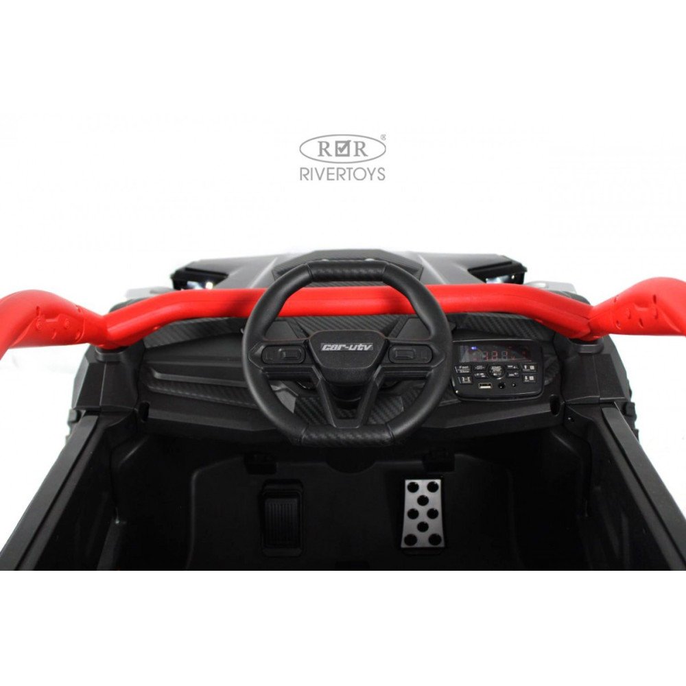 Детский электромобиль Z707ZZ черно-красный