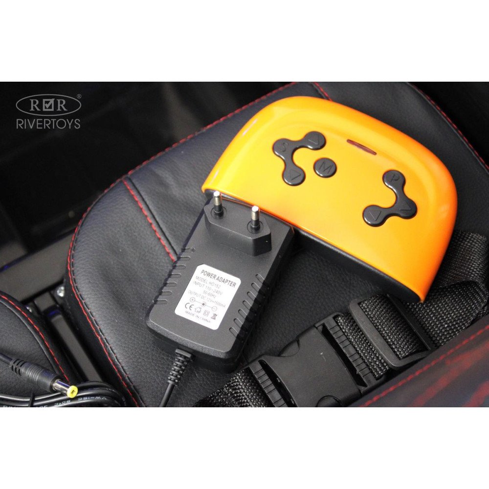 Детская машина BMW K070PX, полный привод, красный глянец