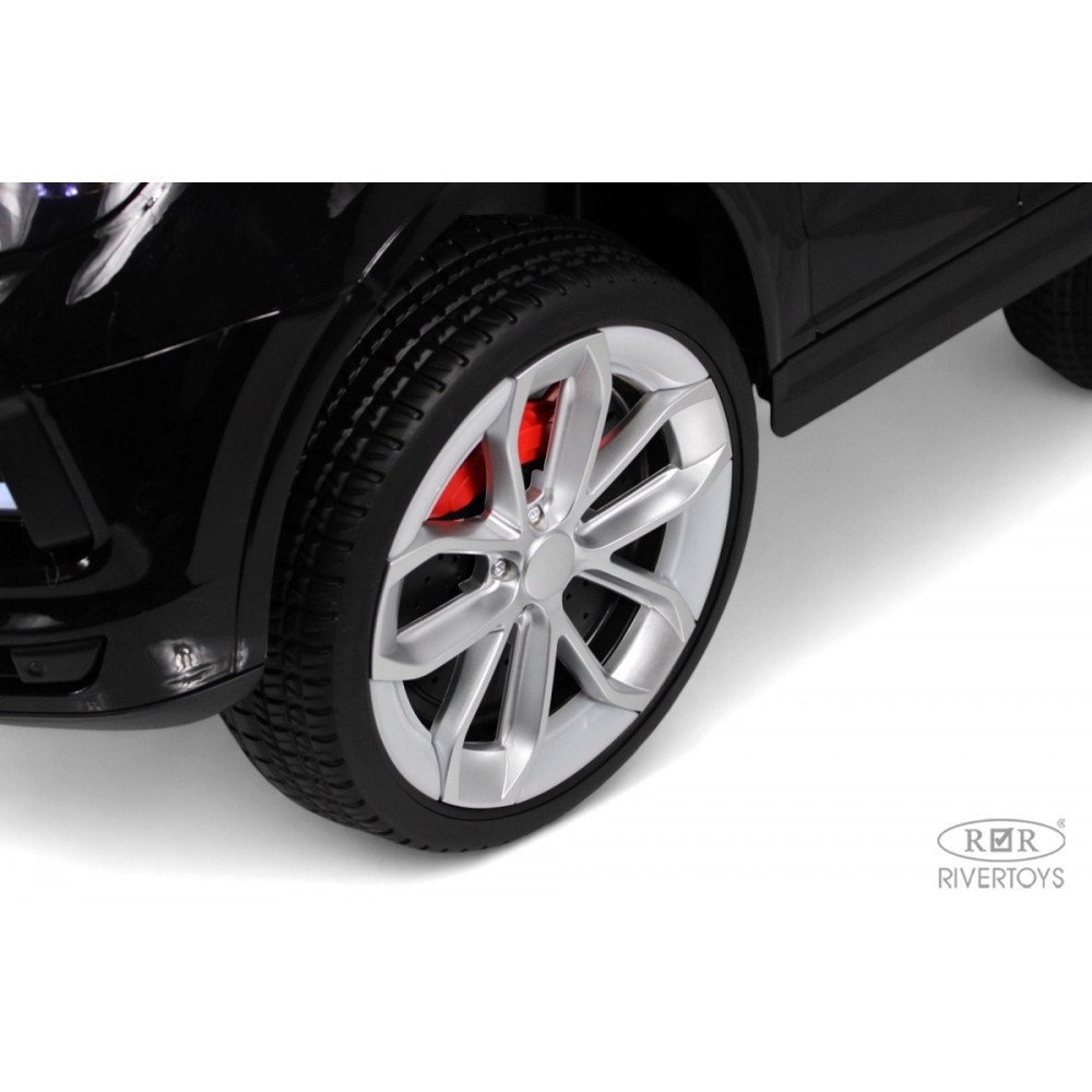 Электромобиль Porsche Cayenne М005БХ черный глянец, мотор 250Вт