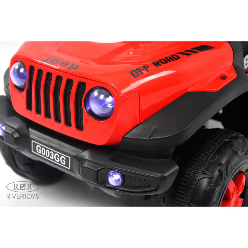 Детский электромобиль JEEP G003GG красный