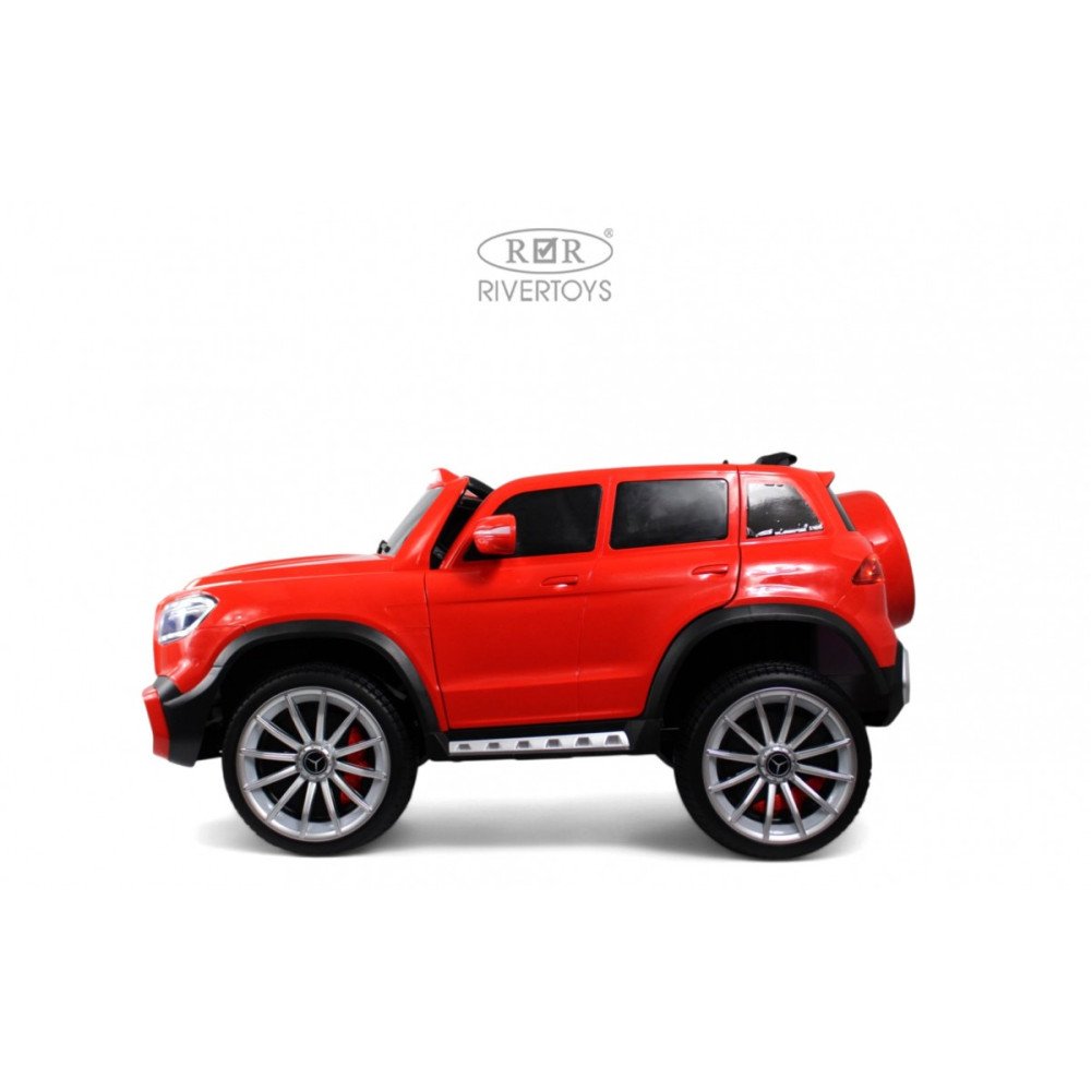 Электромобиль Mercedes М007БХ красный, скорость 12 км/ч
