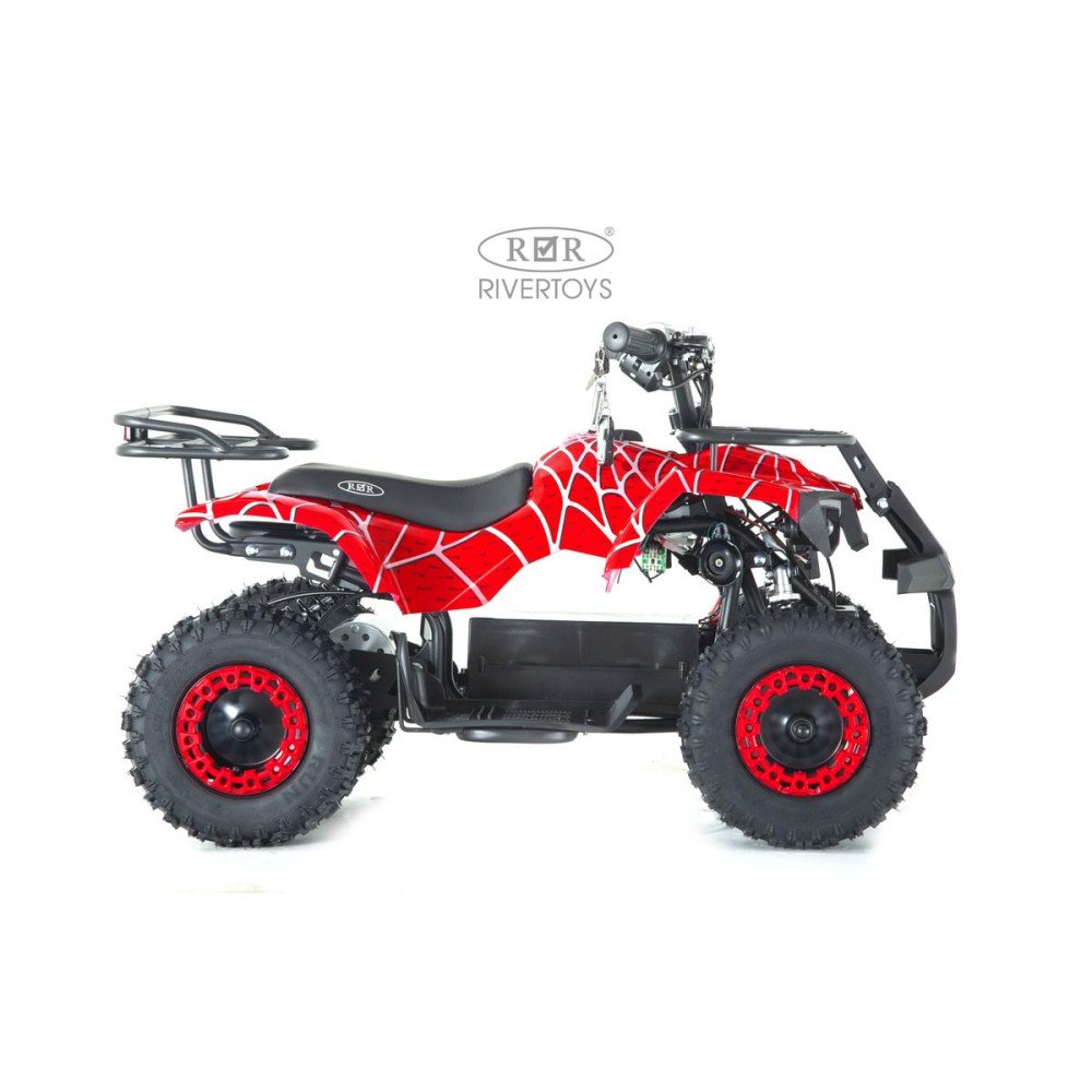 Скоростной электроквадроцикл TIKI красный Spider