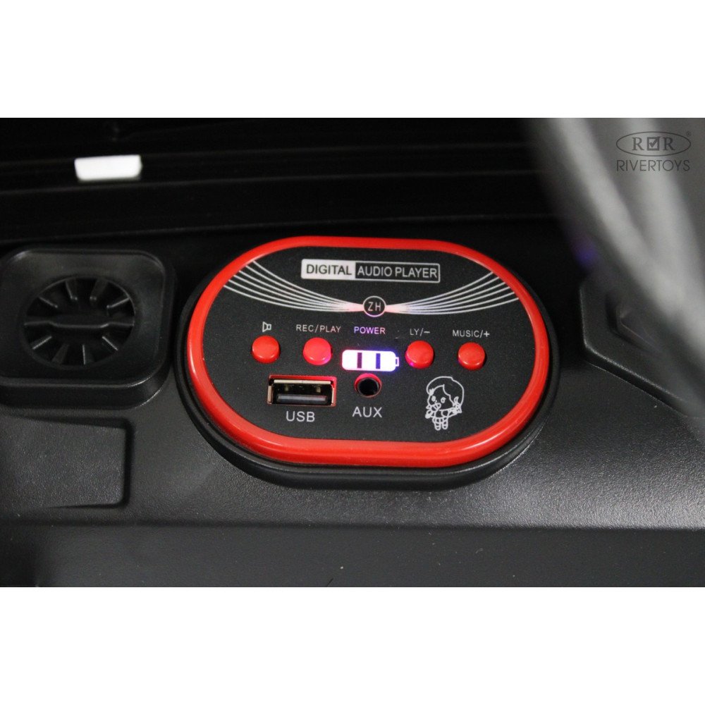 Детский электромобиль Z111VO красный (RiverToys)