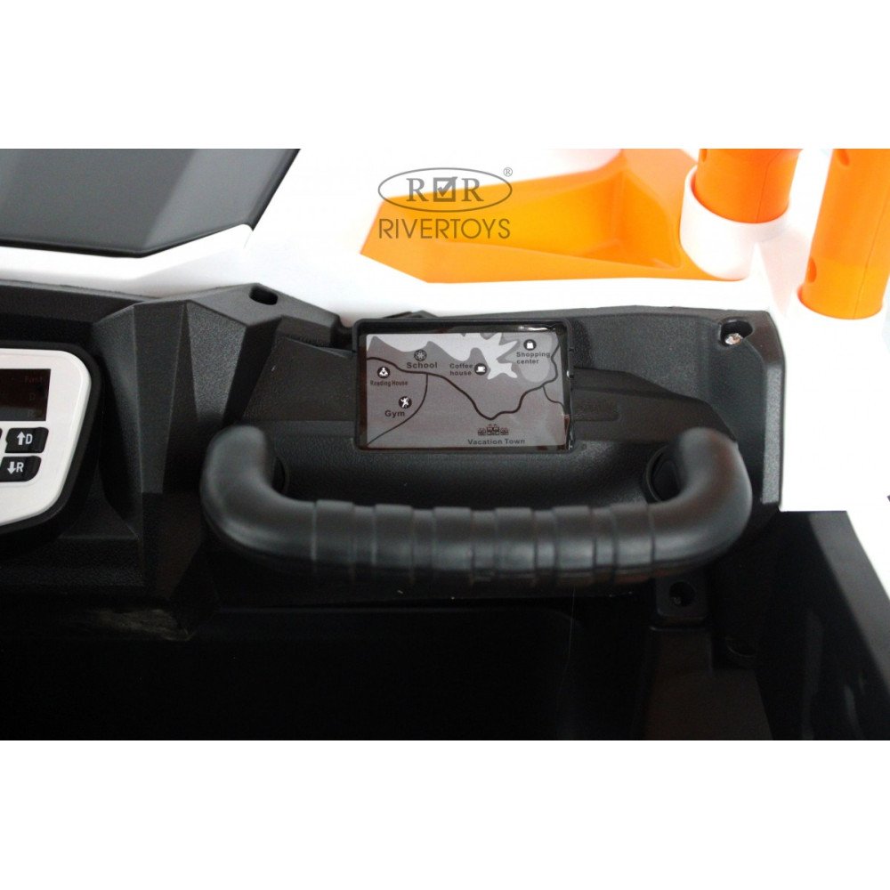 Детский машина X707XX бело-оранжевая