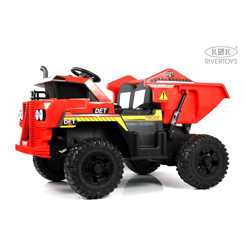 Детский электромобиль самосвал K111AM красный