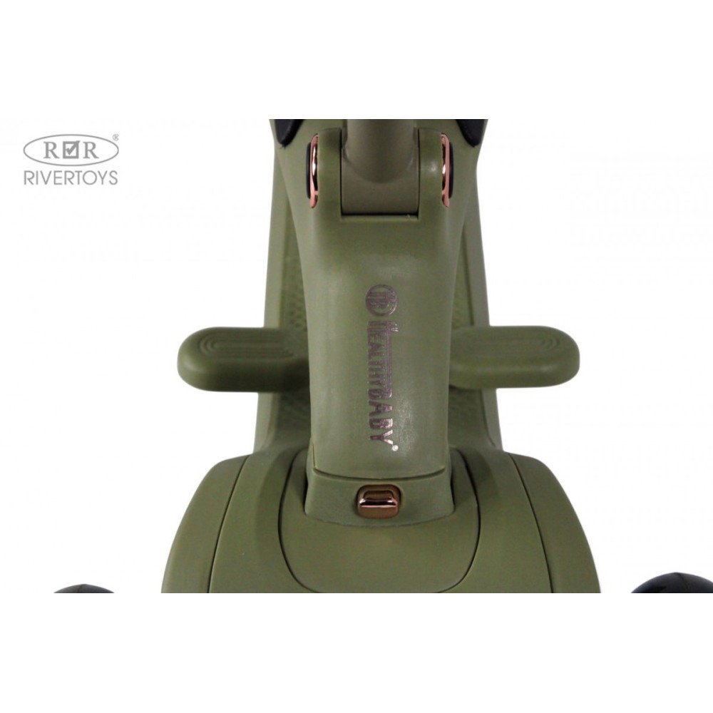 Детский cамокат-беговел HB-111 зеленый