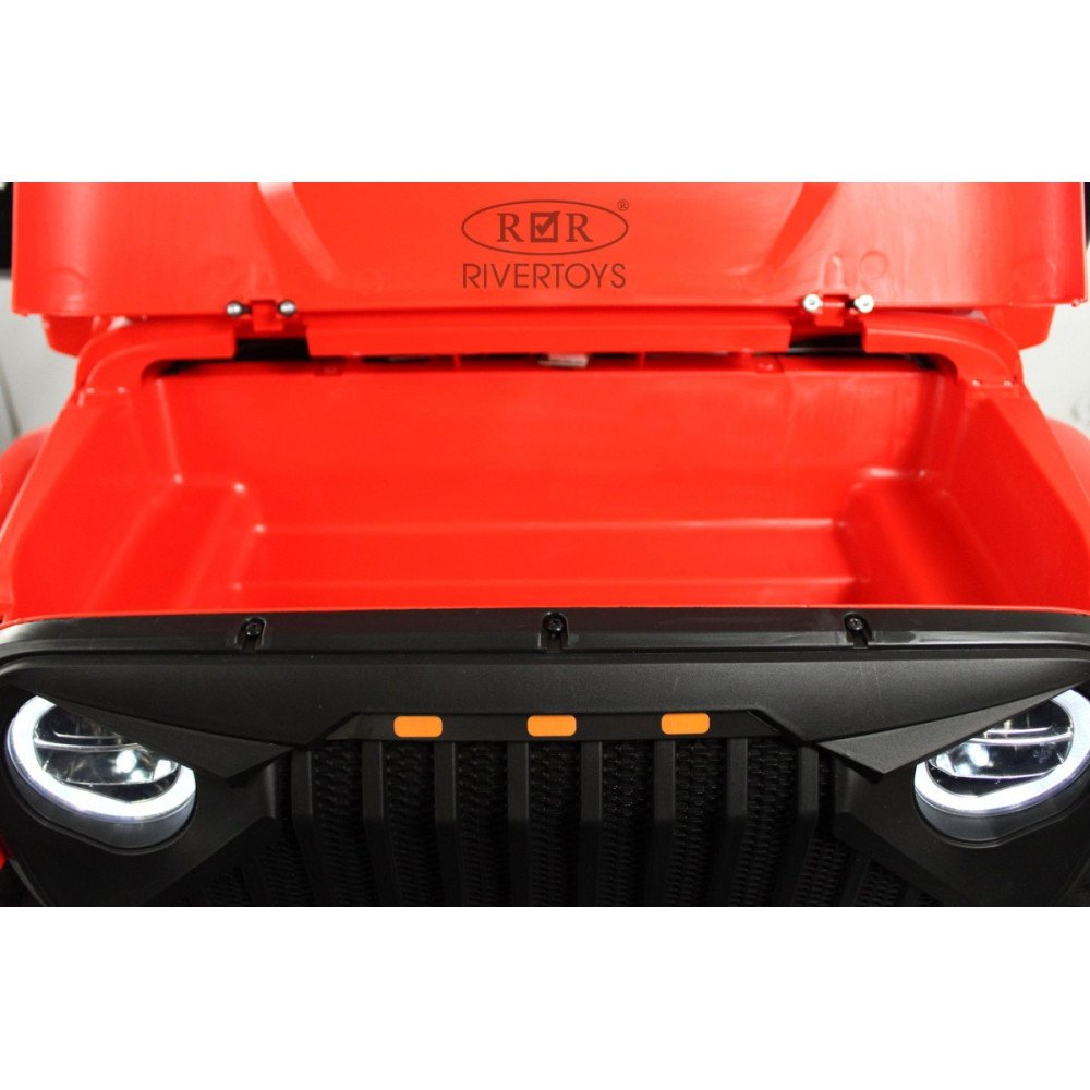 Детский внедорожник Jeep A222AA красный