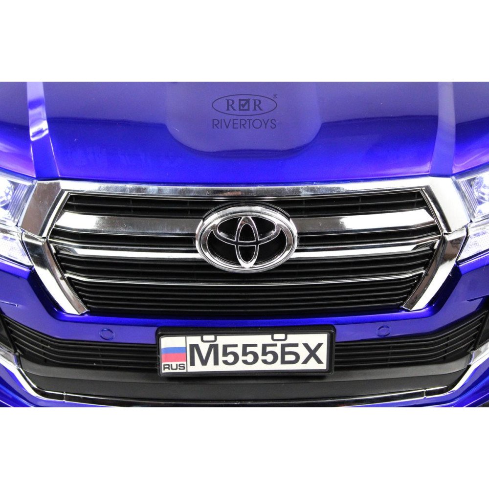 Детский электромобиль Toyota Land Cruiser М555БХ синий глянец