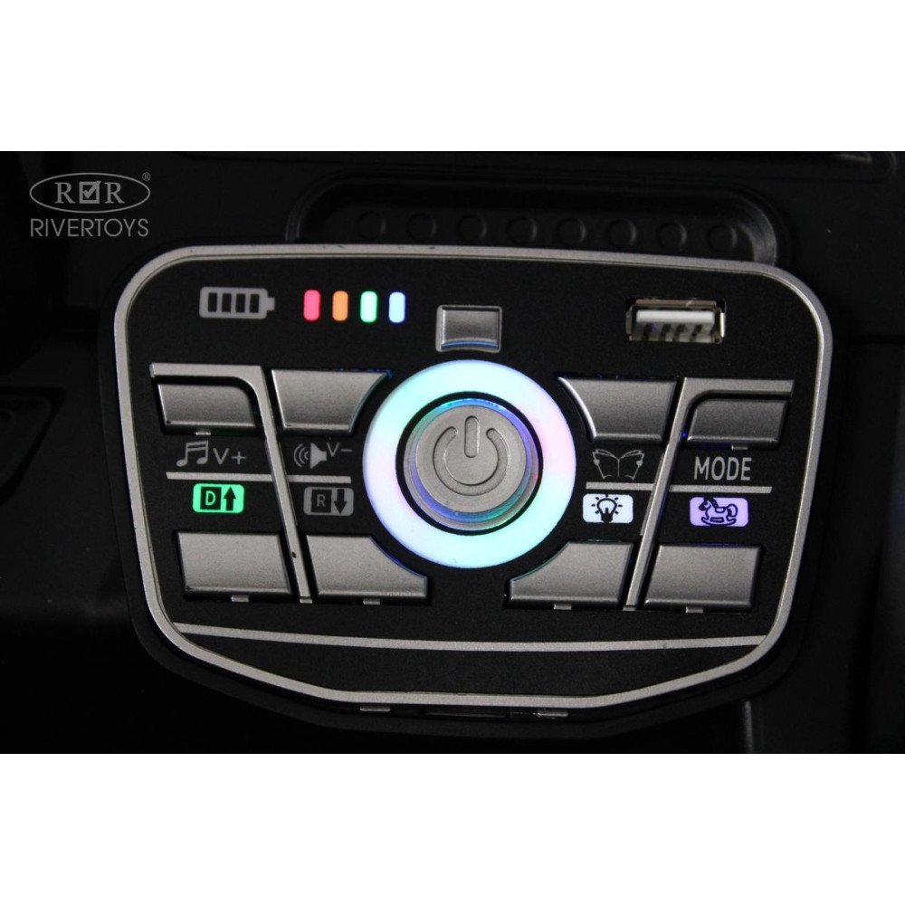 Детская машина E007EE серо-оранжевый