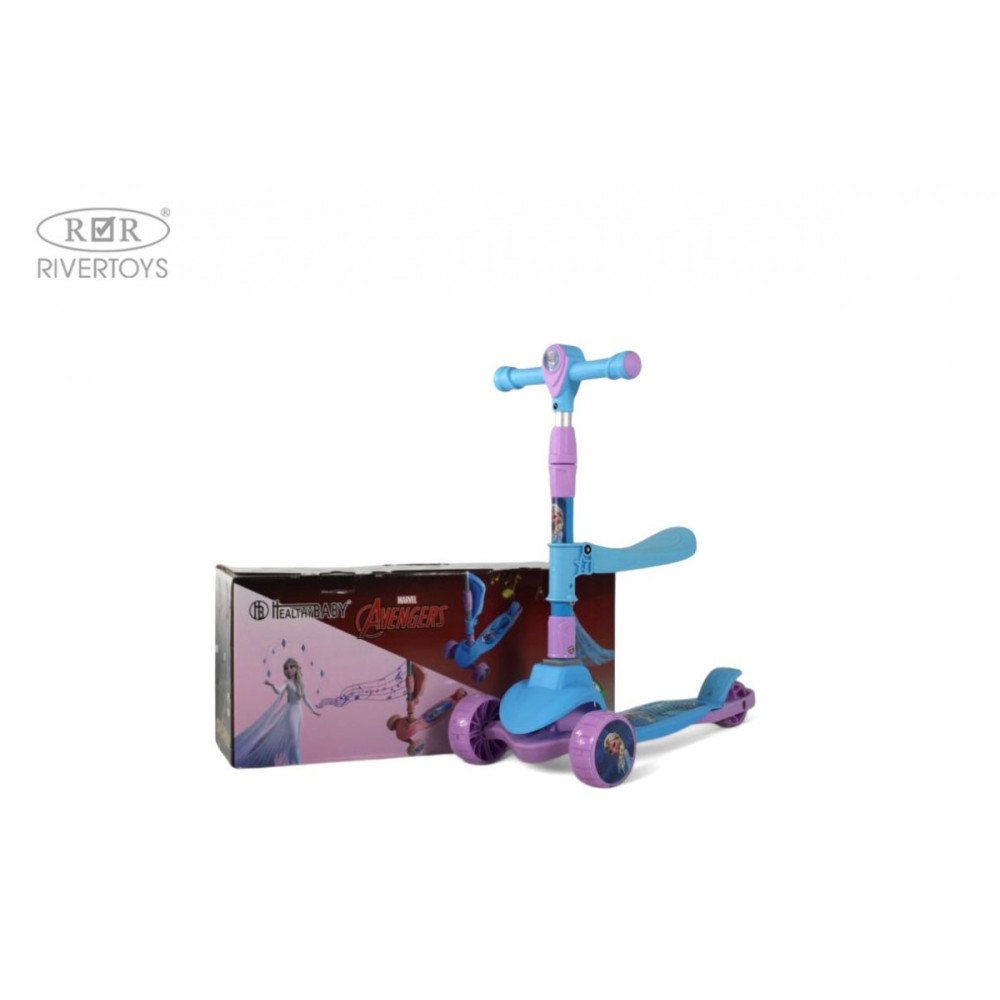 Детский самокат HB-101 голубой (HS)