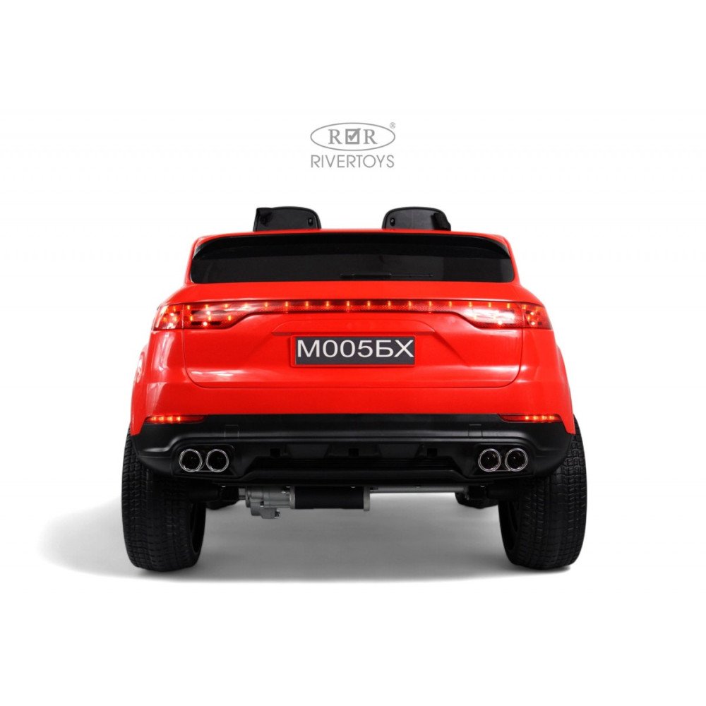 Электромобиль джип Porsche Cayenne М005БХ красный, 12 км/ч