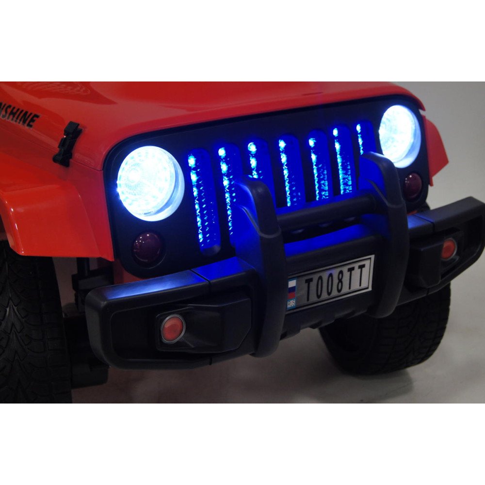 Детский электромобиль Jeep T008TT красный