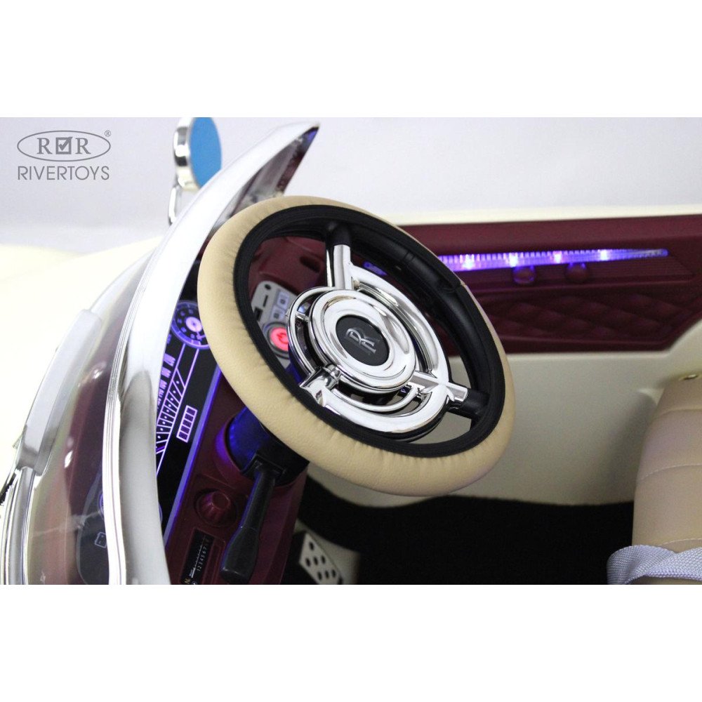 Электромобиль Rolls-Royce (E444EE) бежевый, с пультом