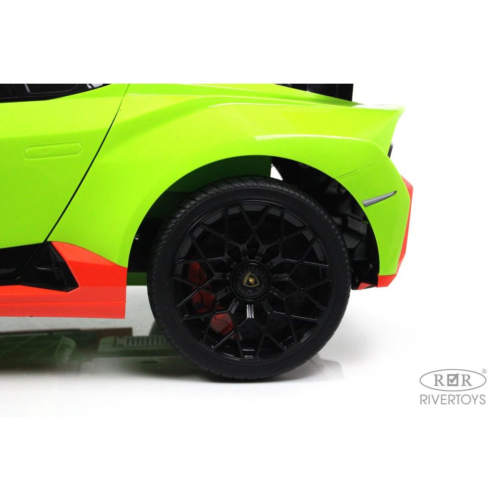 Детская машина Lamborghini Huracán STO (E888EE) зеленая