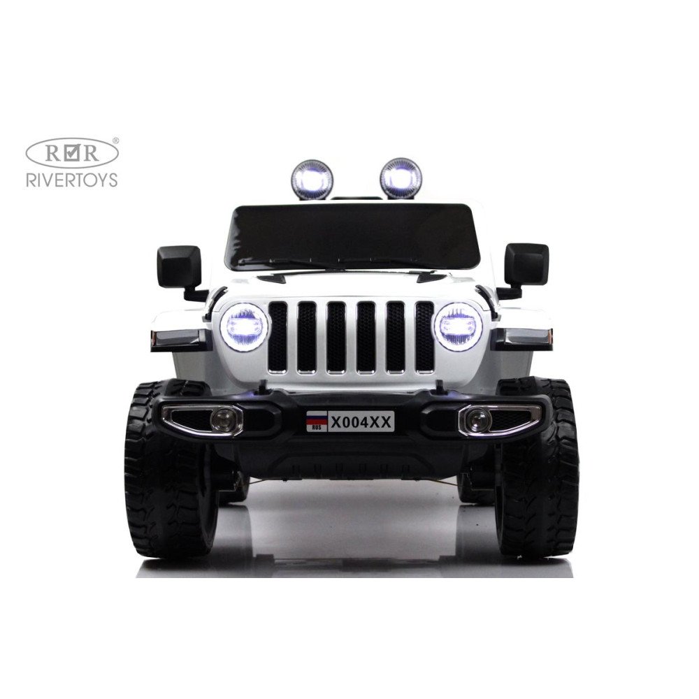 Детский полноприводный джип Jeep Rubicon X004XX белый