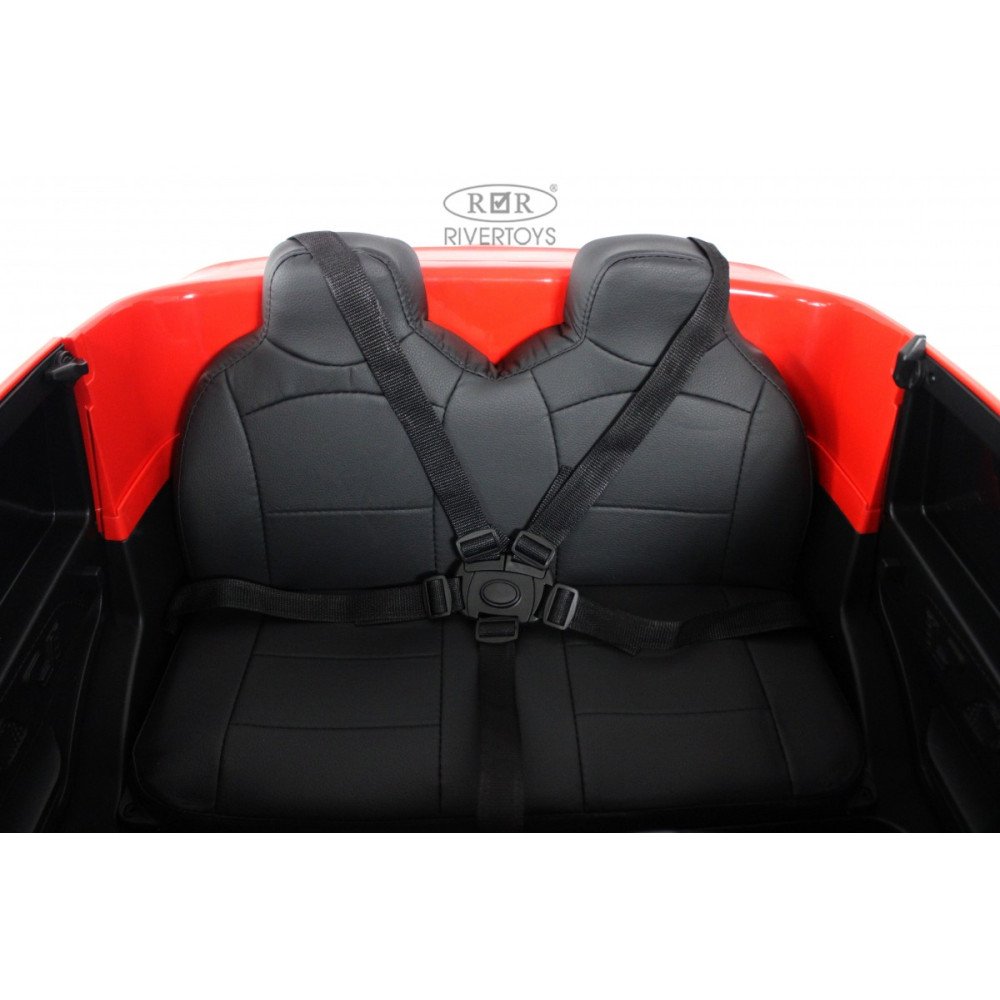 Электромобиль Mercedes М007БХ красный, скорость 12 км/ч