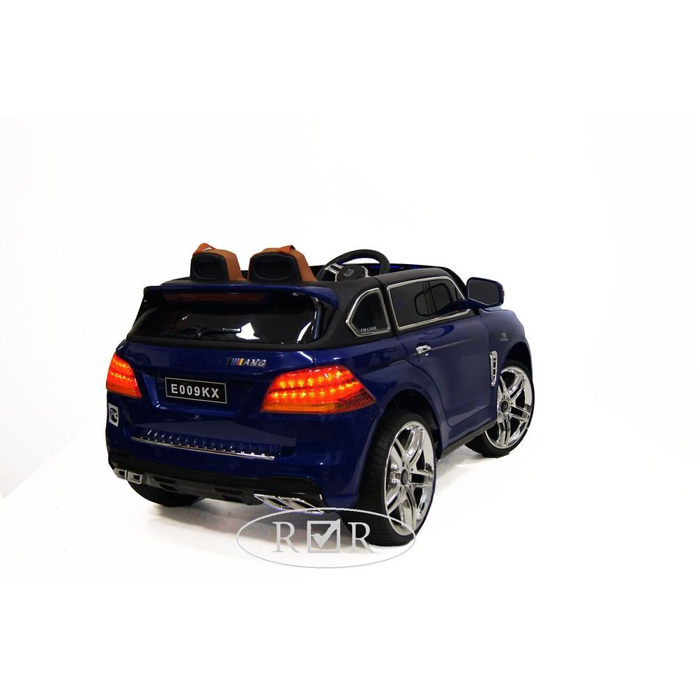 Детский электромобиль Е009KX синий глянец (RiverToys)