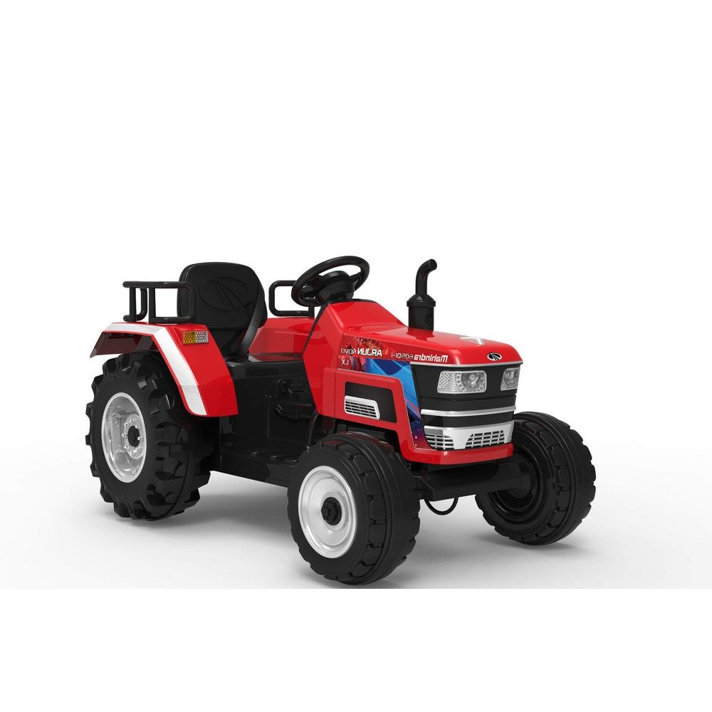 Детский электромобиль трактор О030ОО красный глянец