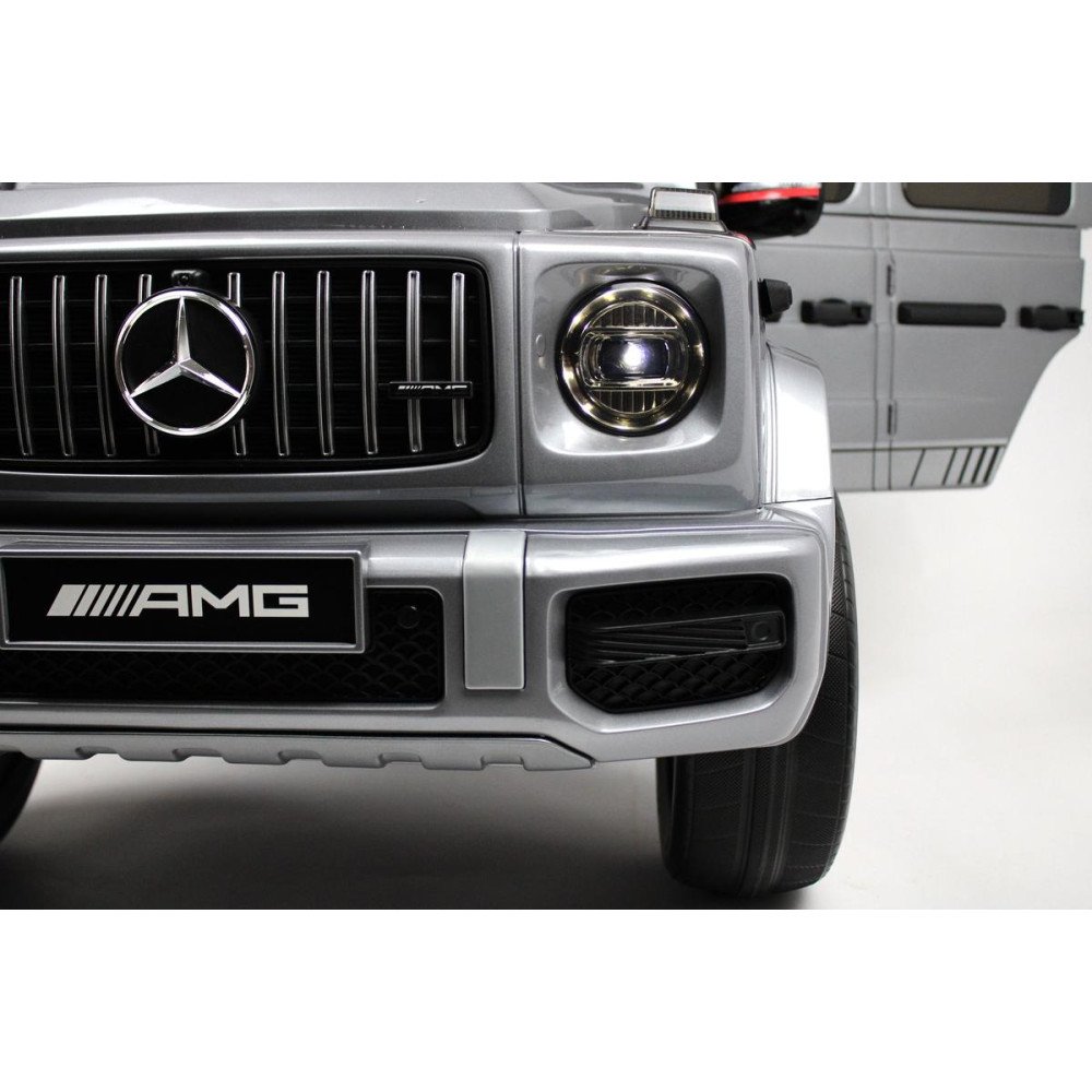 Детский электромобиль Mercedes-Benz G63 (K999KK) серый глянец