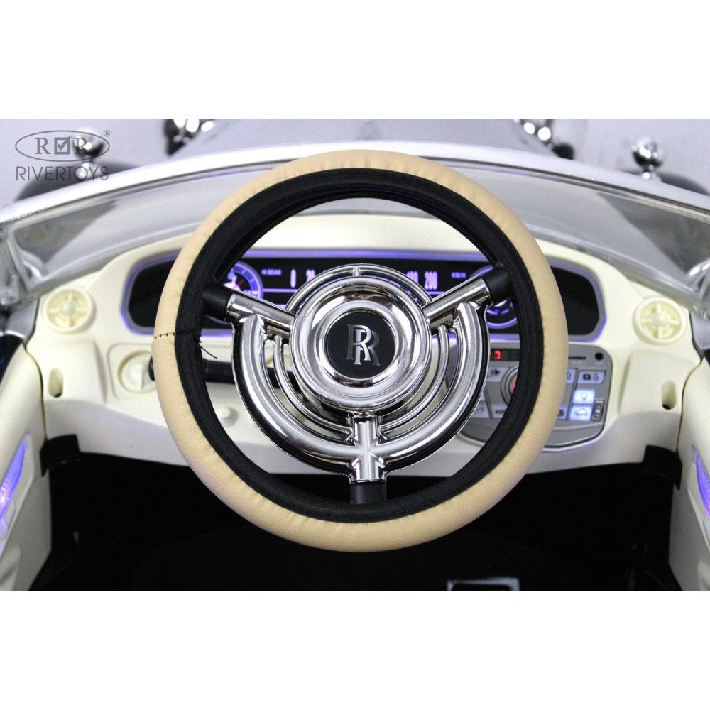 Детская машина Rolls-Royce (E444EE) черный глянец