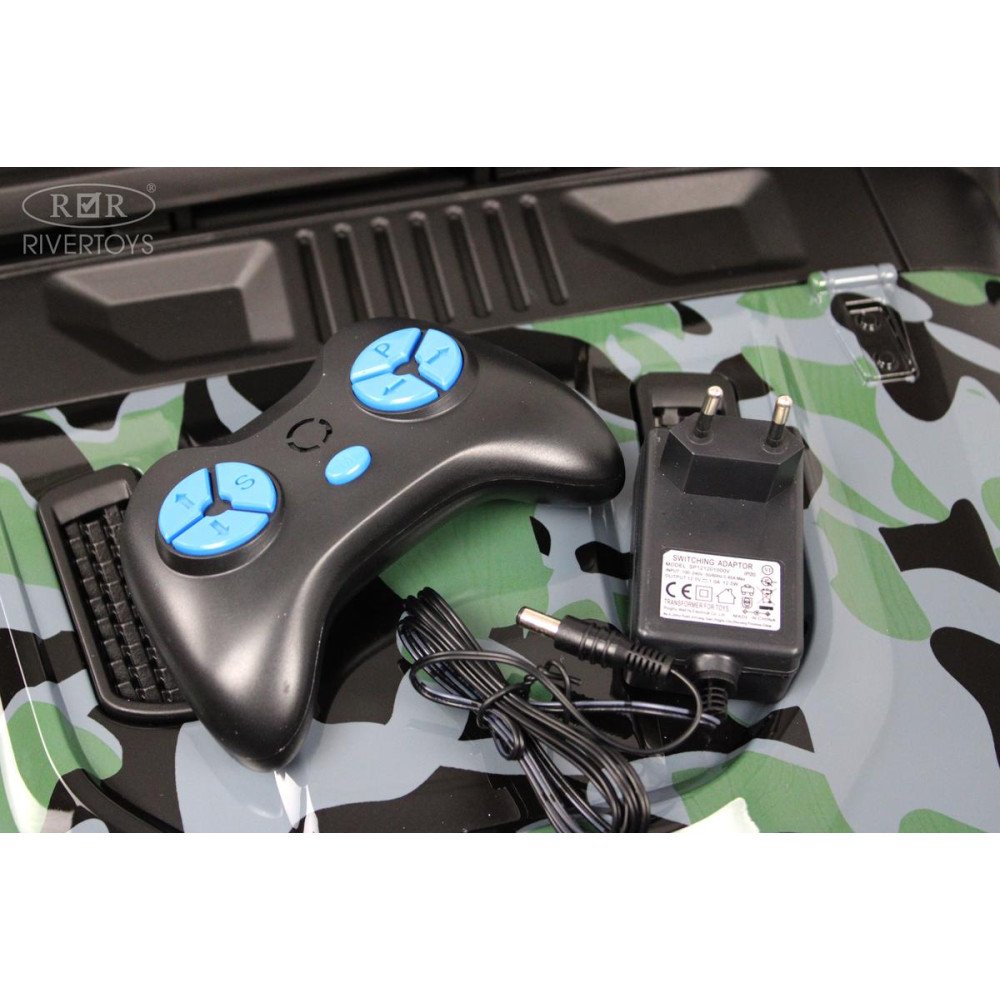 Детский электромобиль Jeep Wrangler T222TT 4WD камуфляж