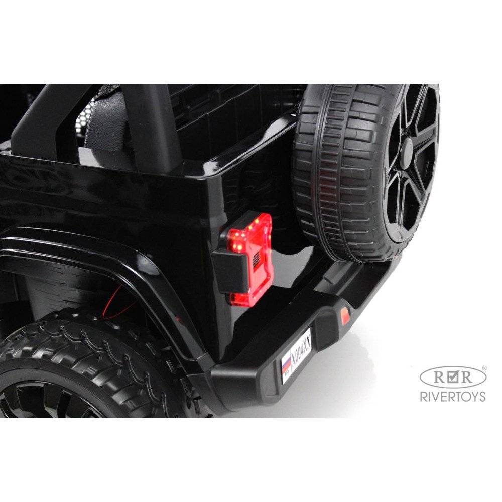 Детская машина Jeep Rubicon X004XX черный глянец