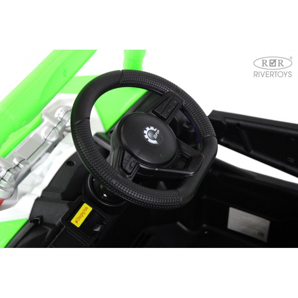 Детский электромобиль М303БХ зеленый (RiverToys)