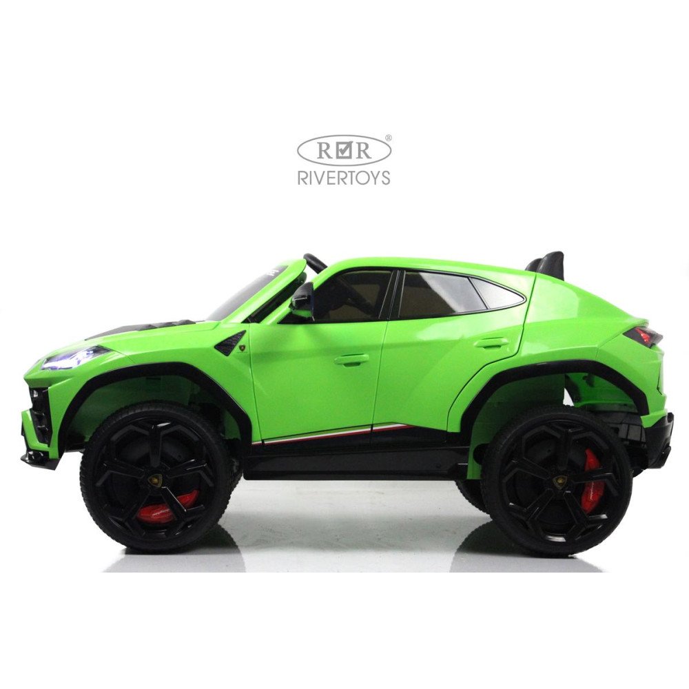 Детская машина Lamborghini Urus (E777EE) зеленый, поноприводная