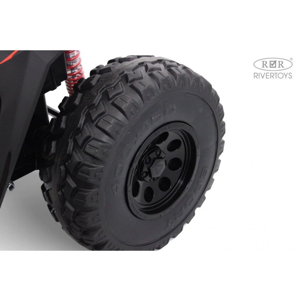 Детский багги А707АА (Рестайлинг) LUX NEW 4WD красный спайдер