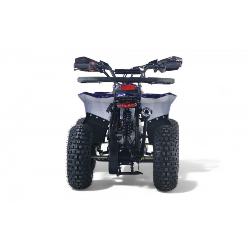 Детский квадроцикл LEON 49CC синий спайдер, скорость 20 км/ч, бензиновый