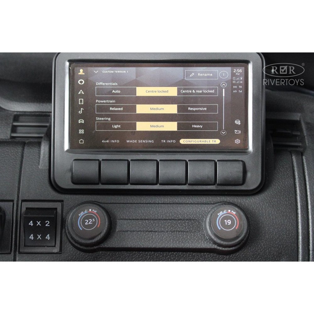 Детский электромобиль Range Rover Y999YY черный глянец