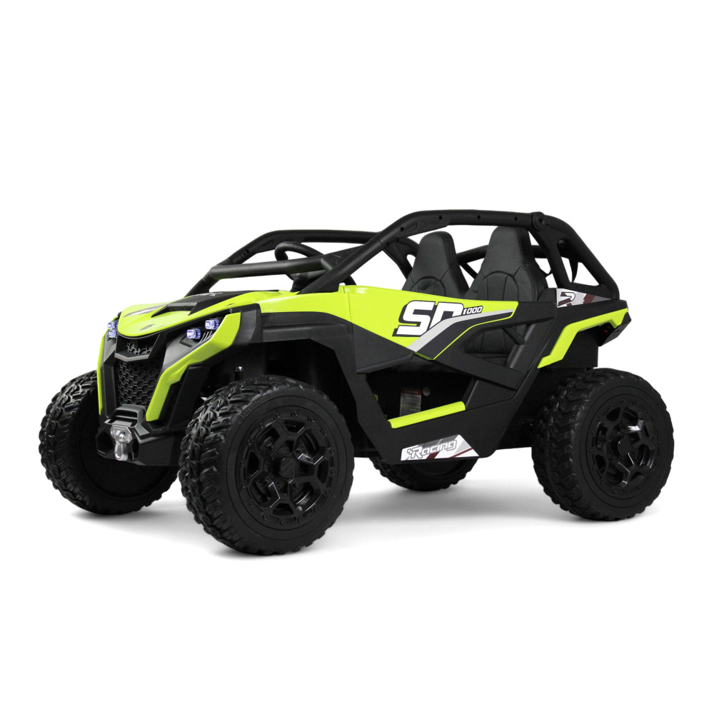Электромобиль багги C777CC зеленый, полный привод